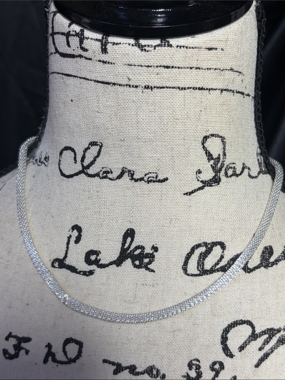 925 Sterling Silver Liquid Mesh Tube Necklace 18” - Includes Free Charm